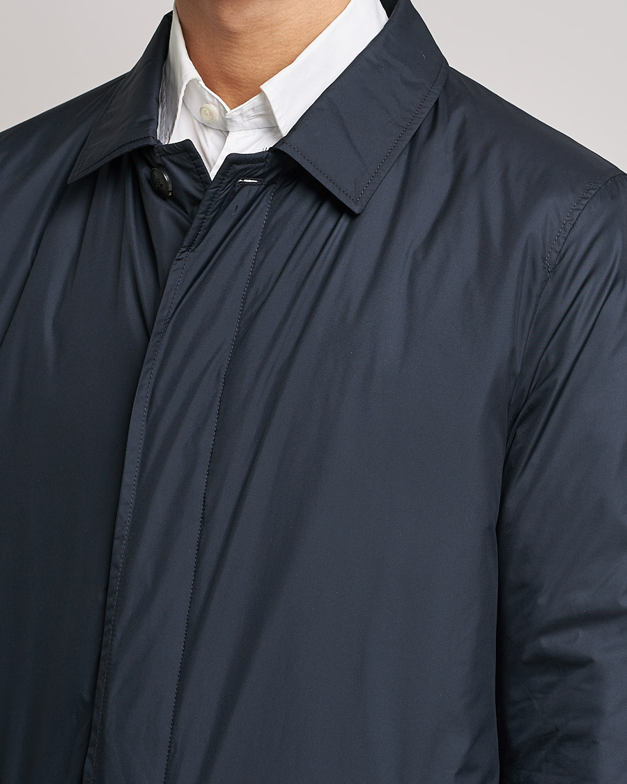 Uomini | Giacche | Sunspel | Recycled Polyester Padded Coat Navy