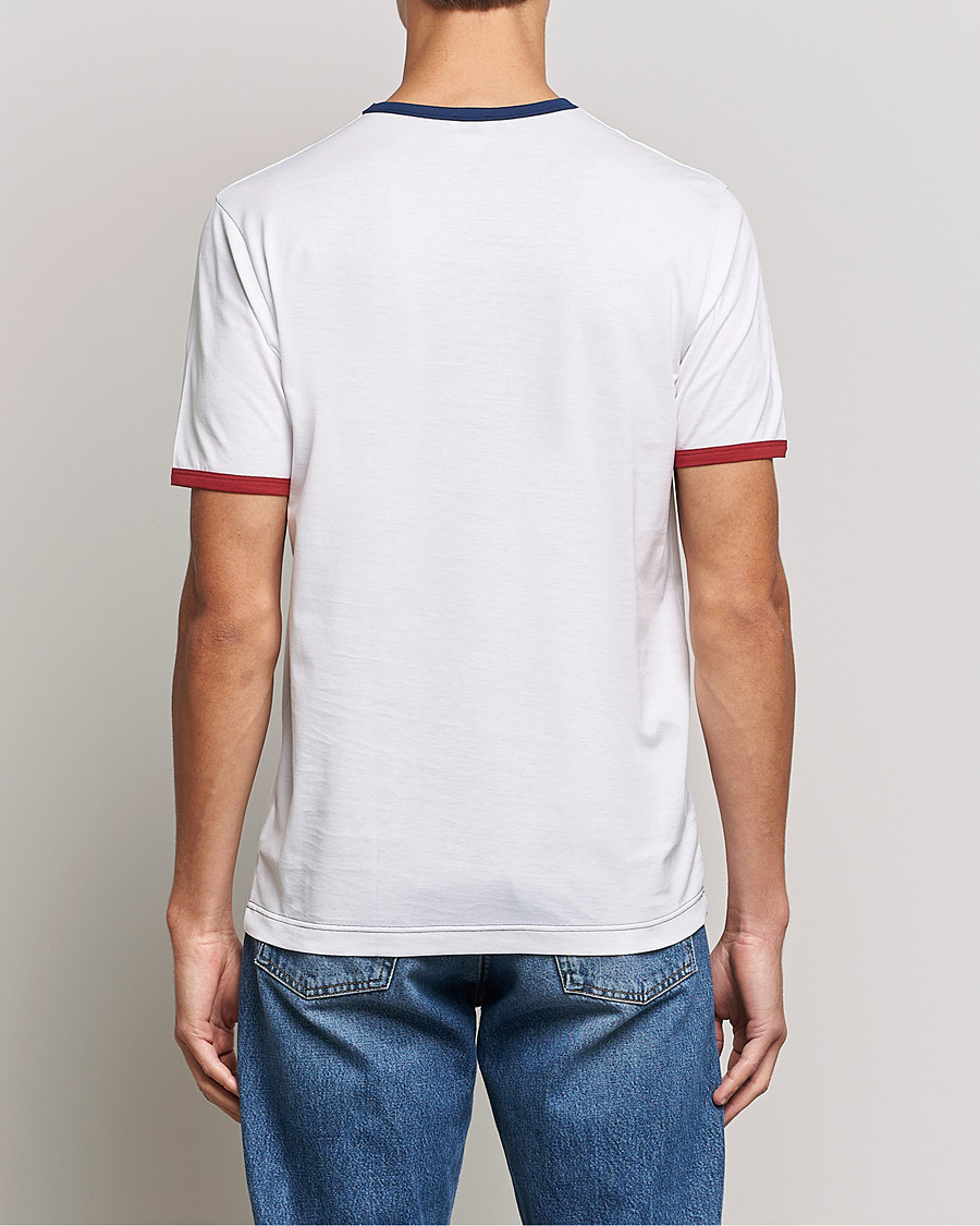Uomini | T-shirt | Sunspel | Paul Weller Supima Cotton T-Shirt White