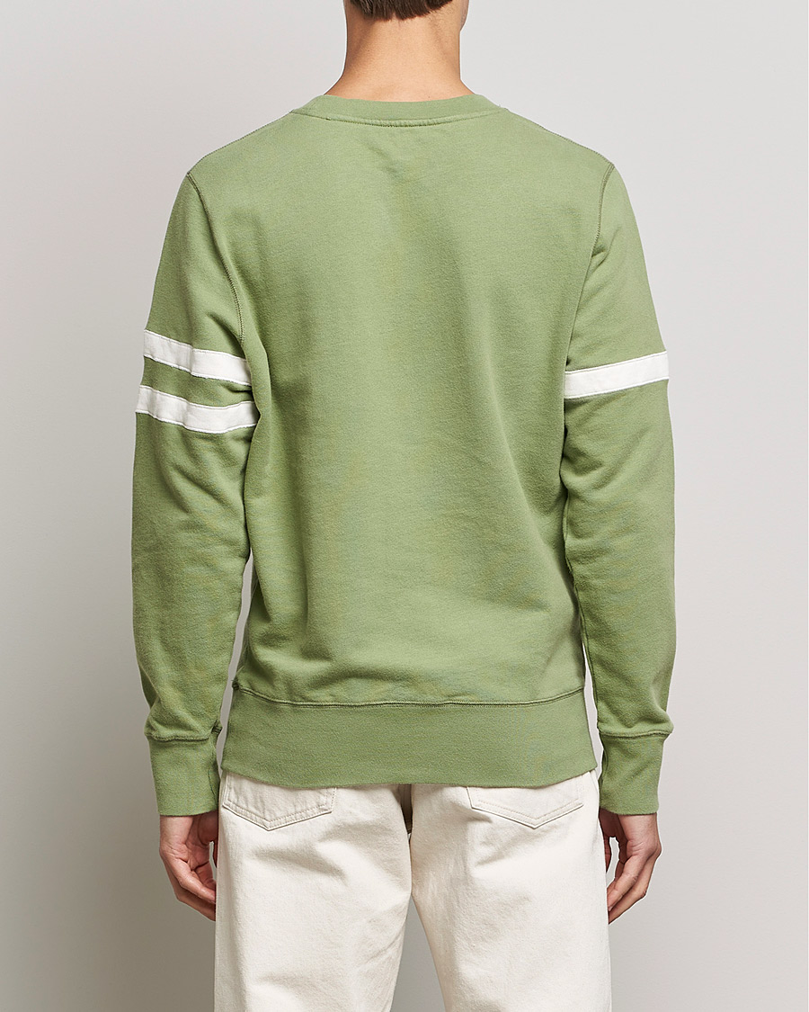 Uomini | Maglieria | Sunspel | Paul Weller Loopback Sweatshirt Dark Sage