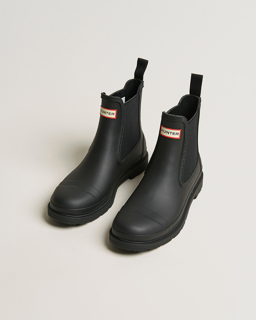 Uomini | Soprascarpe | Hunter Boots | Commando Chelsea Boot Black