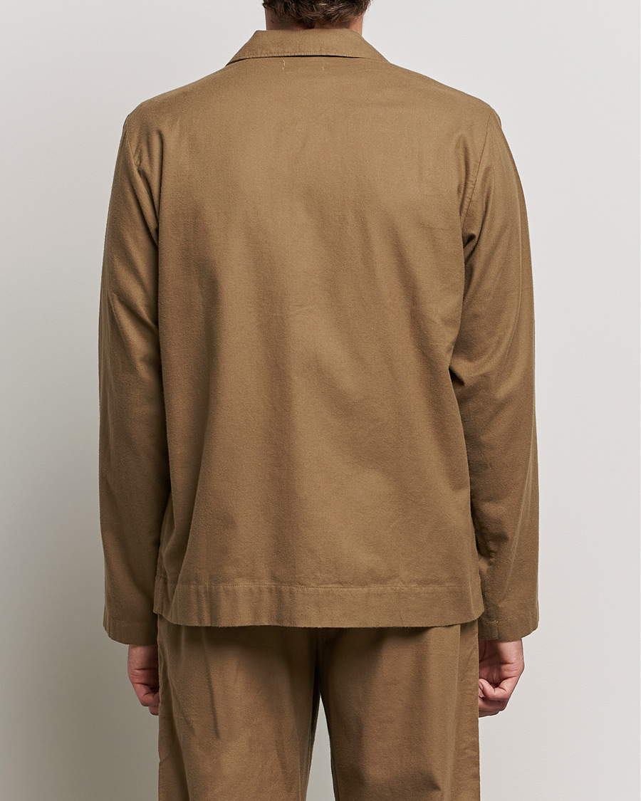 Uomini | Accappatoi & Pigiami | Tekla | Flannel Pyjama Shirt Moss