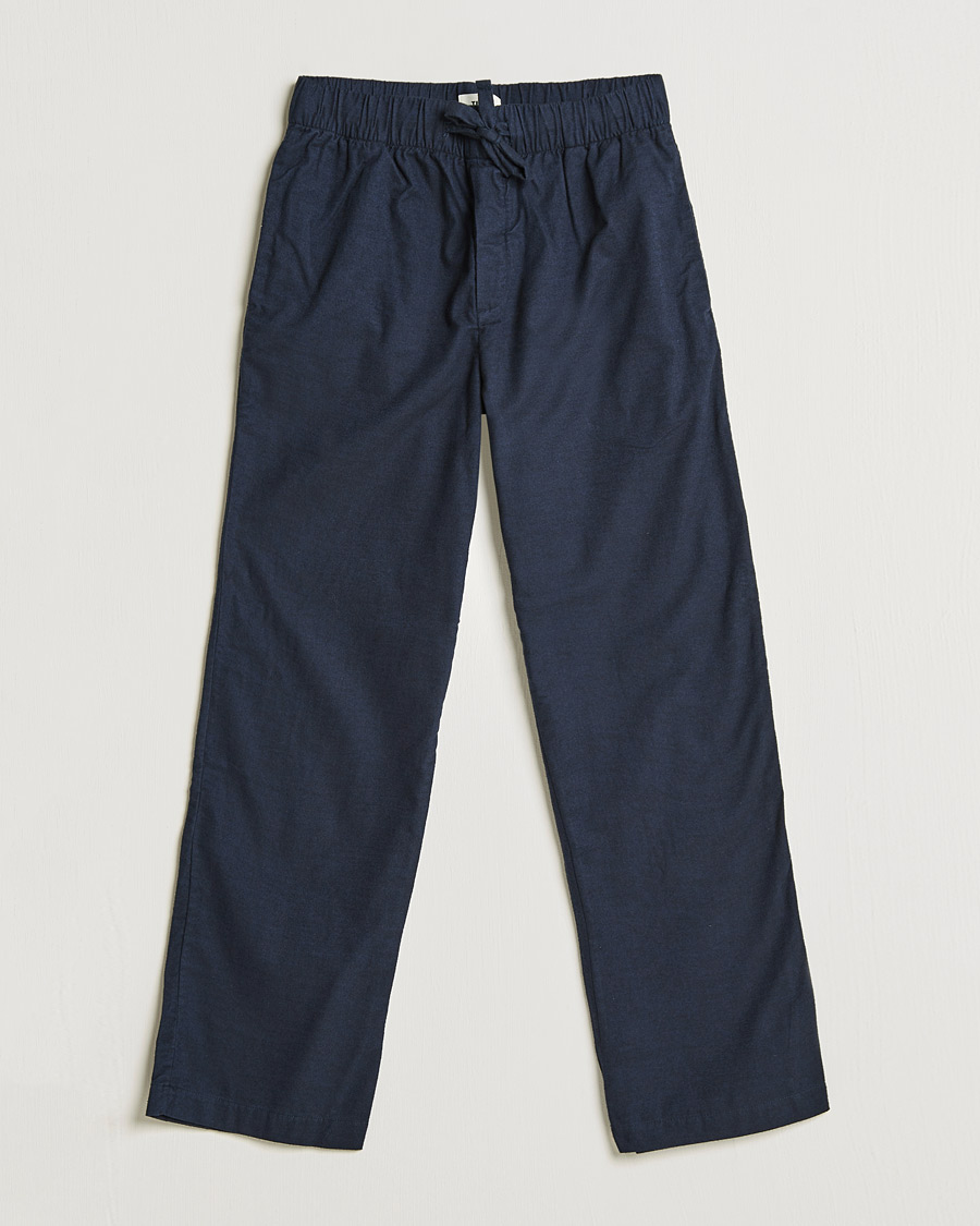 Uomini | Accappatoi & Pigiami | Tekla | Flannel Pyjama Pants Midnight Blue