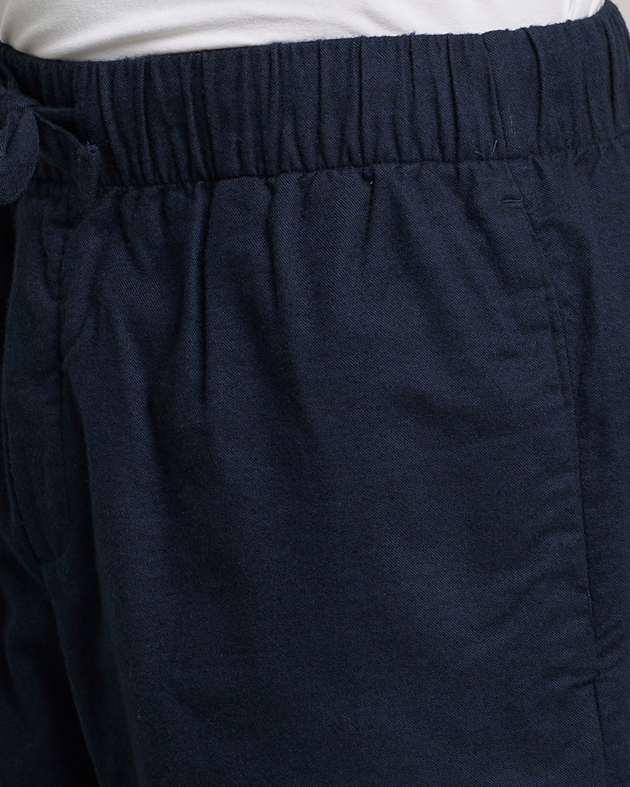 Uomini | Accappatoi & Pigiami | Tekla | Flannel Pyjama Pants Midnight Blue