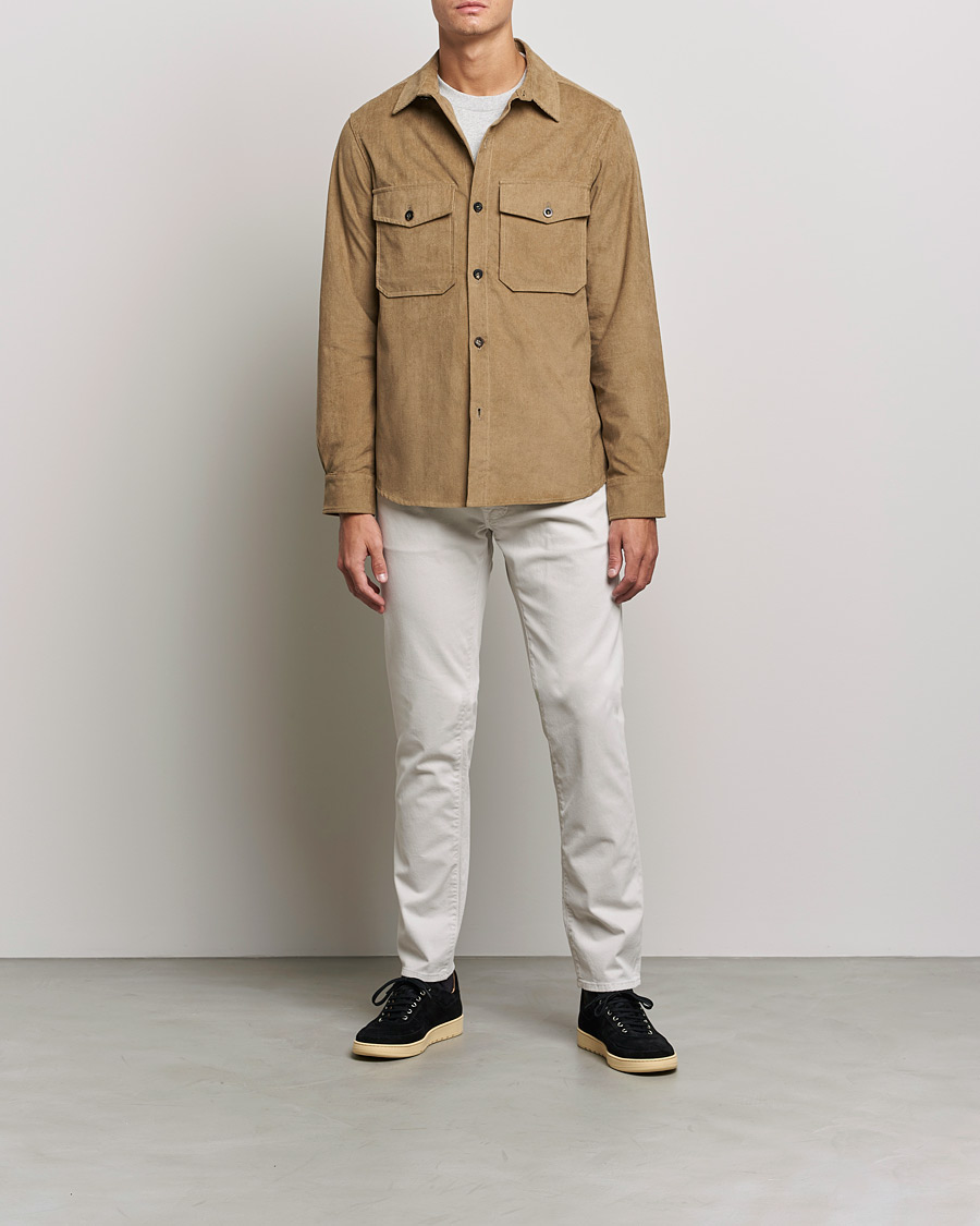 Uomini | Pantaloni | Jacob Cohën | Bard 5-Pocket Cotton Trousers Off White