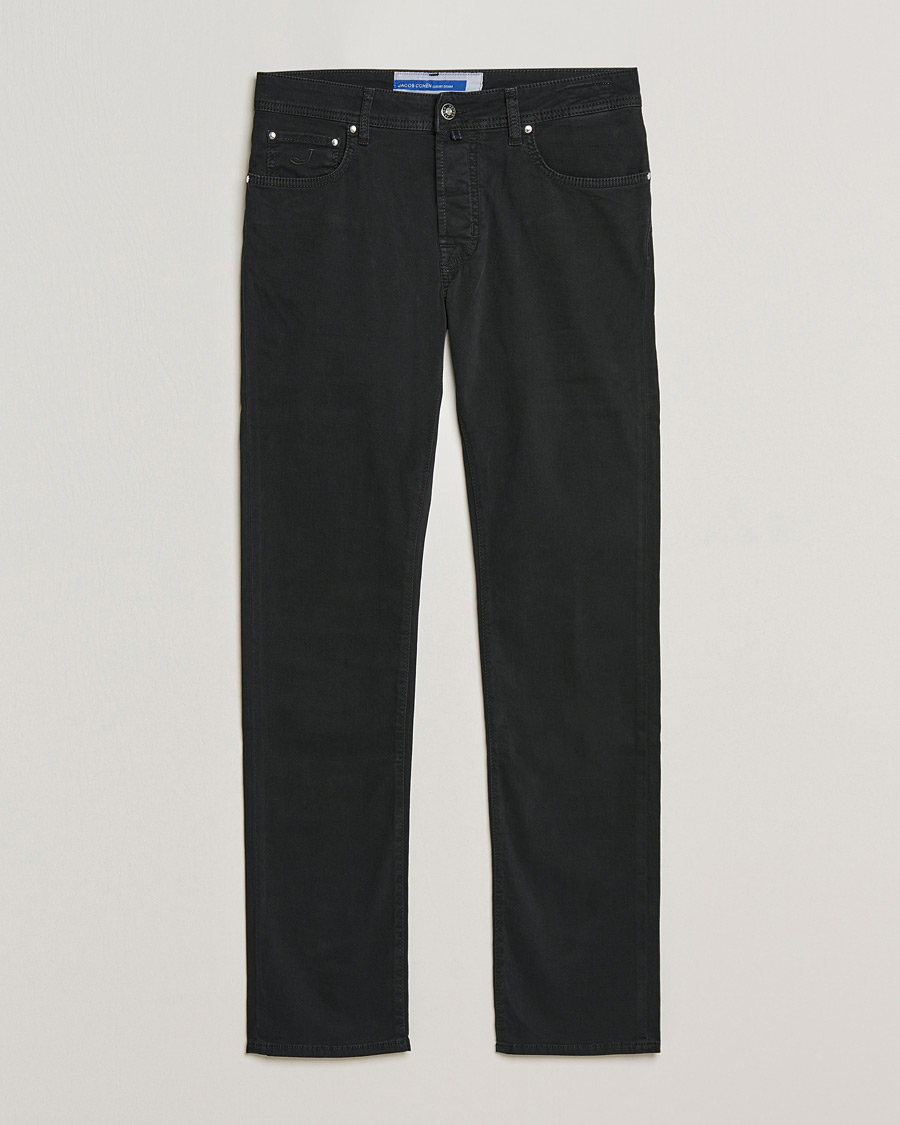 Uomini | Pantaloni | Jacob Cohën | Bard 5-Pocket Cotton Trousers Black