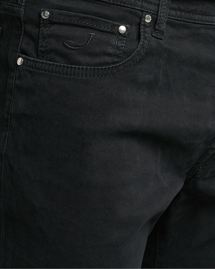 Uomini | Pantaloni | Jacob Cohën | Bard 5-Pocket Cotton Trousers Black