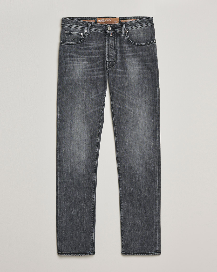 Uomini | Jeans | Jacob Cohën | Bard Limited Edition Slim Fit Jeans Grey/Black