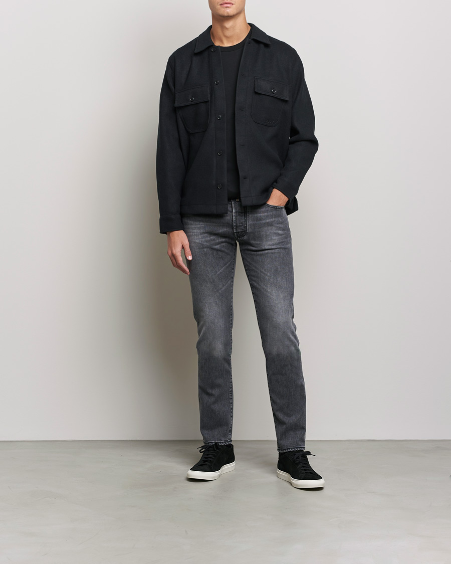 Uomini | Jeans | Jacob Cohën | Bard Limited Edition Slim Fit Jeans Grey/Black