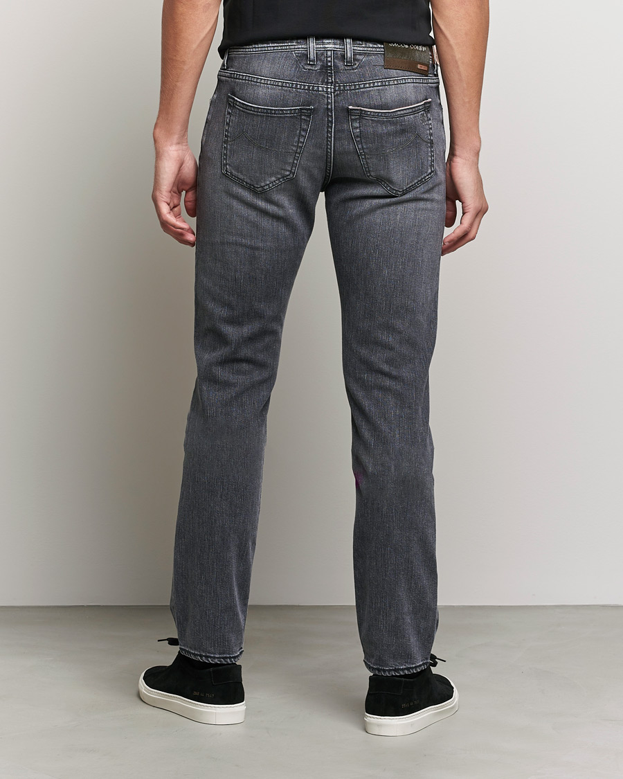 Uomini | Jeans | Jacob Cohën | Bard Limited Edition Slim Fit Jeans Grey/Black