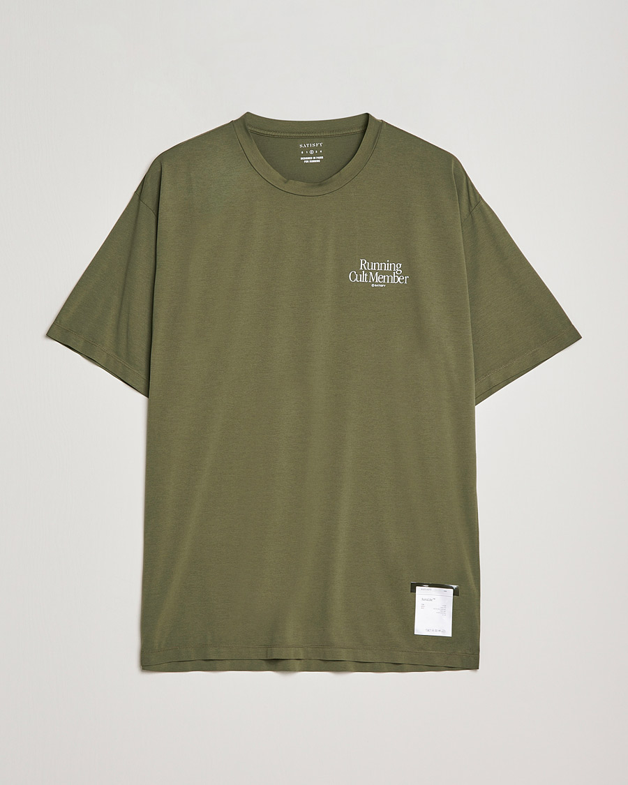 Uomini | T-shirt | Satisfy | AuraLite T-Shirt Olive