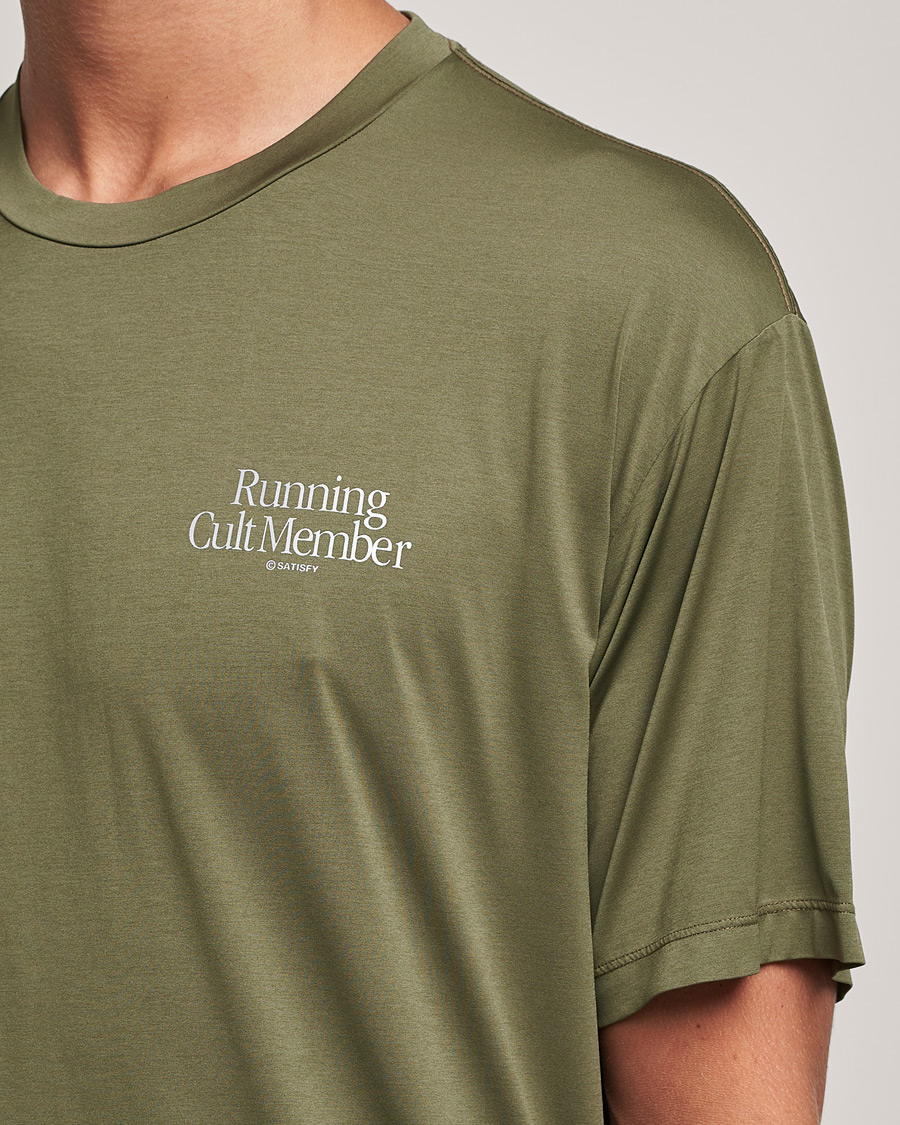 Uomini | T-shirt | Satisfy | AuraLite T-Shirt Olive
