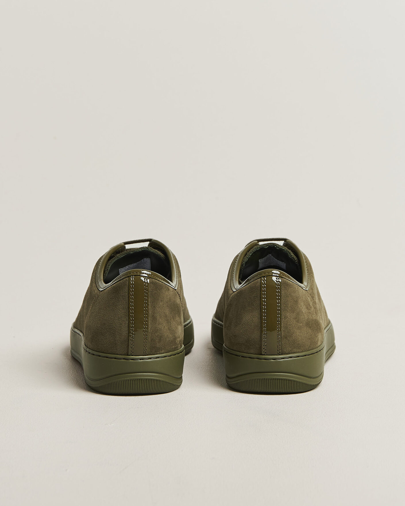 Uomini | Sneakers | Lanvin | Patent Cap Toe Sneaker Khaki