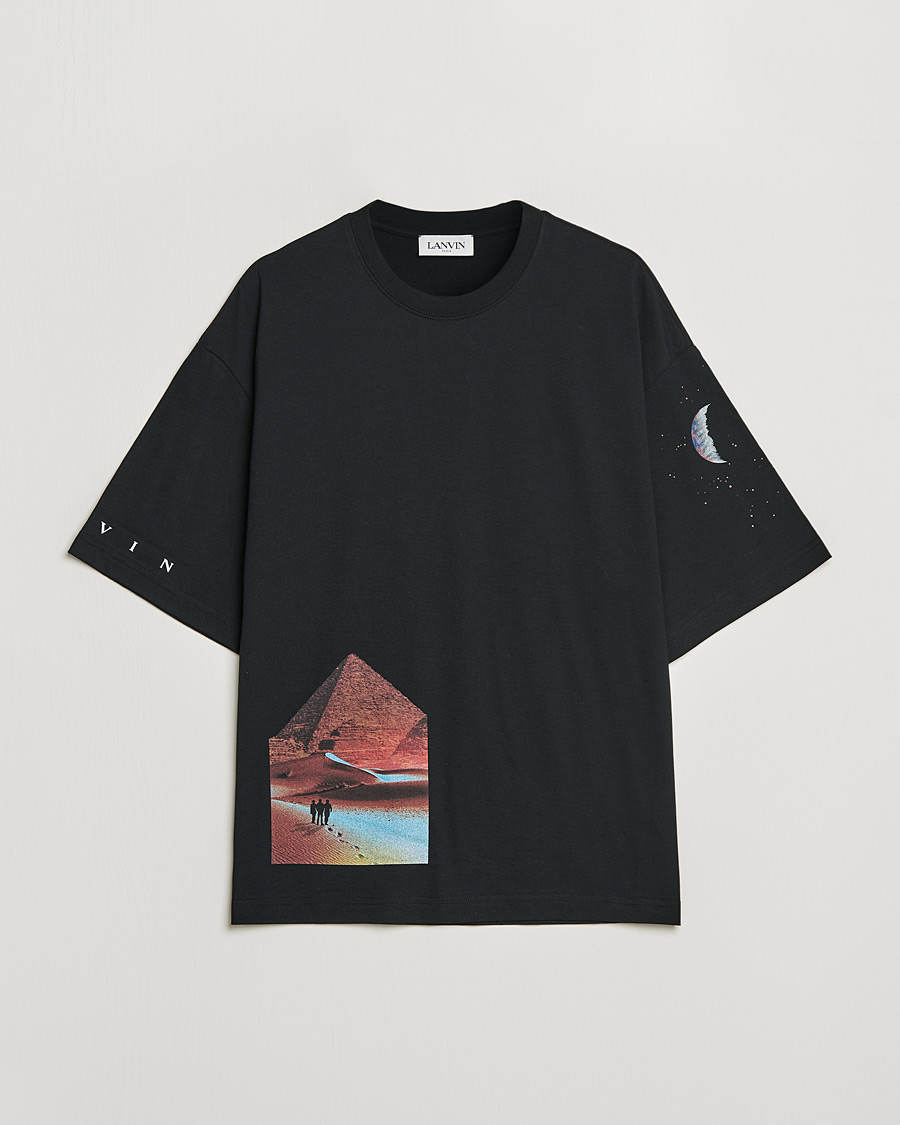Uomini | T-shirt | Lanvin | Sci-Fi Printed T-Shirt Black