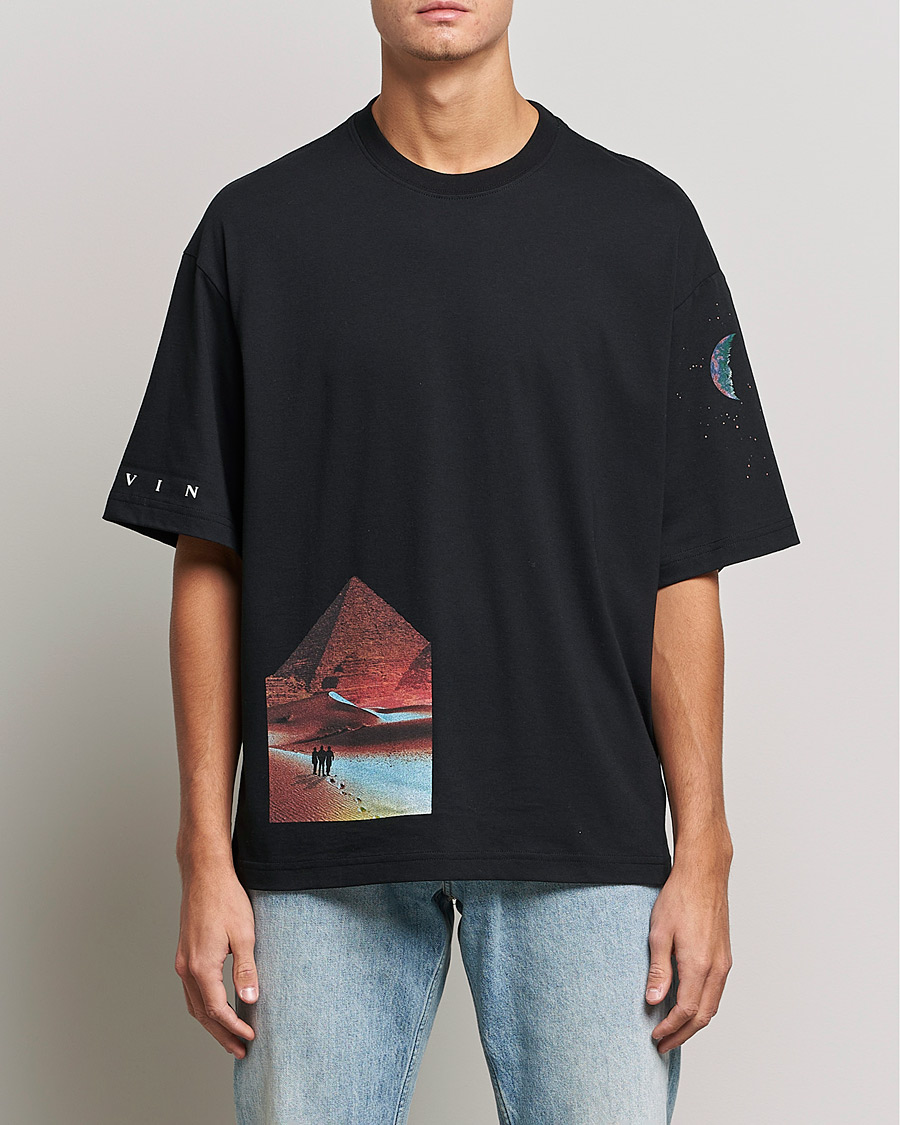 Uomini | T-shirt | Lanvin | Sci-Fi Printed T-Shirt Black