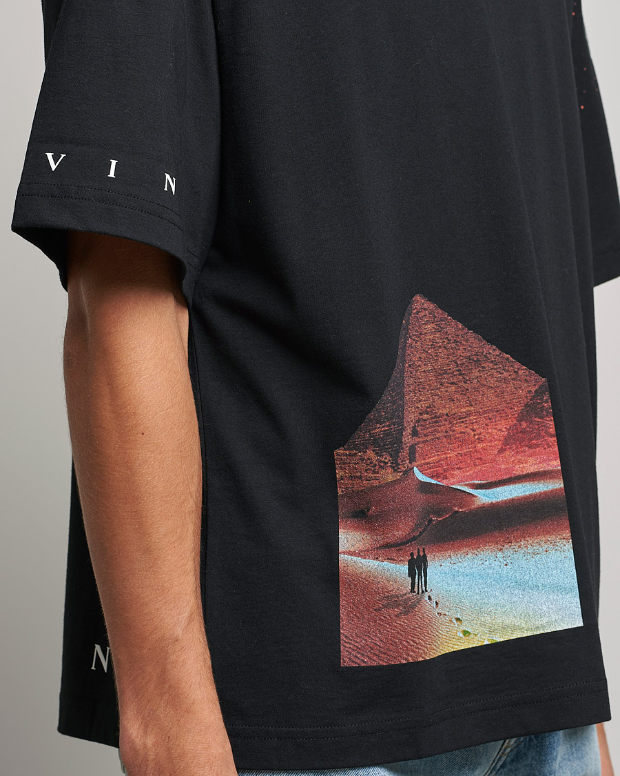 Uomini | T-shirt | Lanvin | Sci-Fi Printed T-Shirt Black