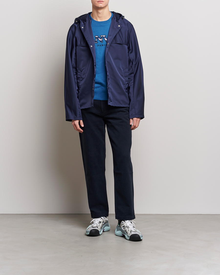 Uomini | Giacche | Lanvin | Packable Windbreaker Ink Blue