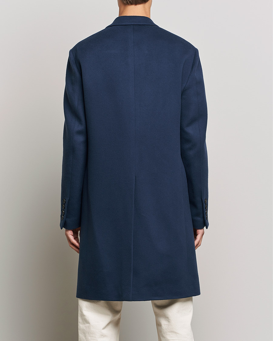 Uomini | Giacche | Lanvin | Classic Wool Coat Midnight Blue