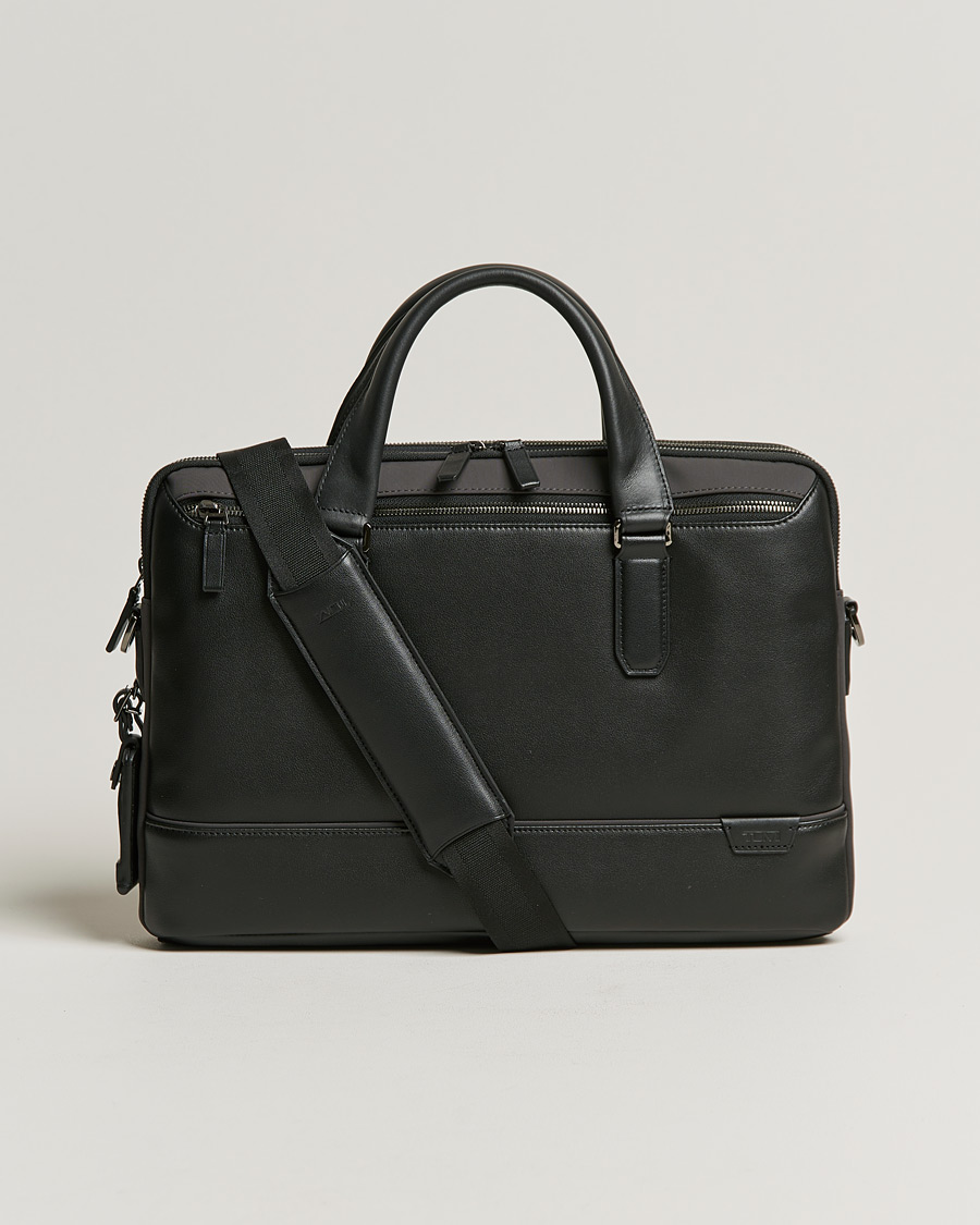 Uomini | TUMI Harrison Sycamore Slim Brief Black/Iron | TUMI | Harrison Sycamore Slim Brief Black/Iron
