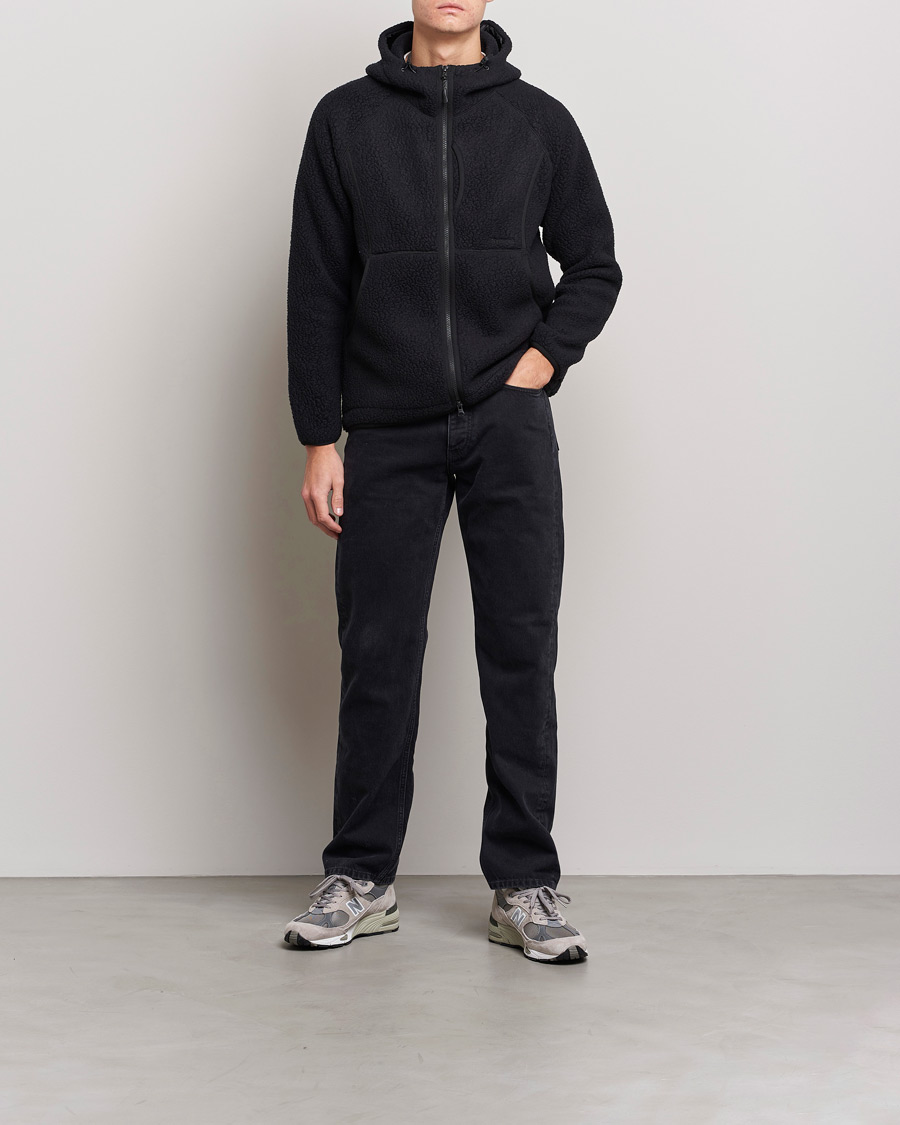 Uomini | Maglieria | Snow Peak | Thermal Boa Fleece Jacket Black