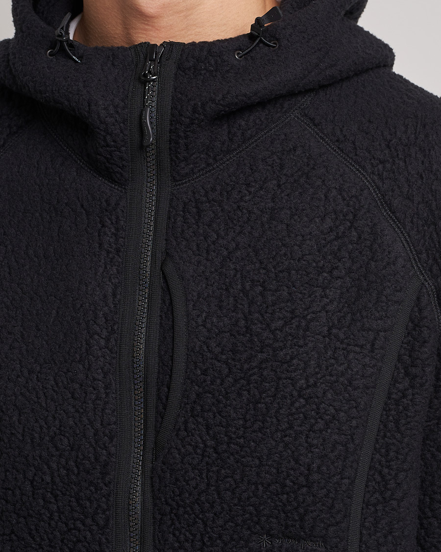 Uomini | Maglieria | Snow Peak | Thermal Boa Fleece Jacket Black