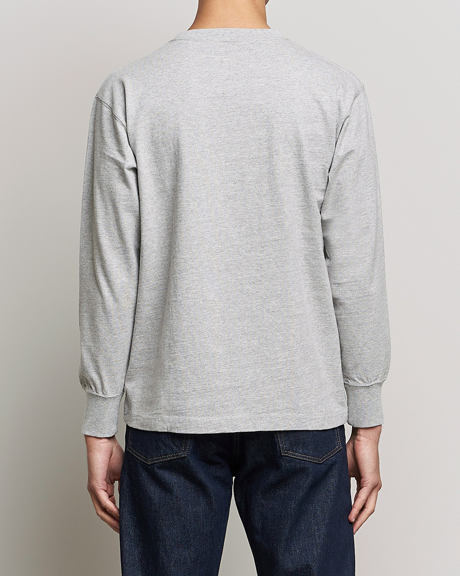 Uomini | T-shirt | Snow Peak | Recycled Cotton Heavy L/S T shirt Medium Grey