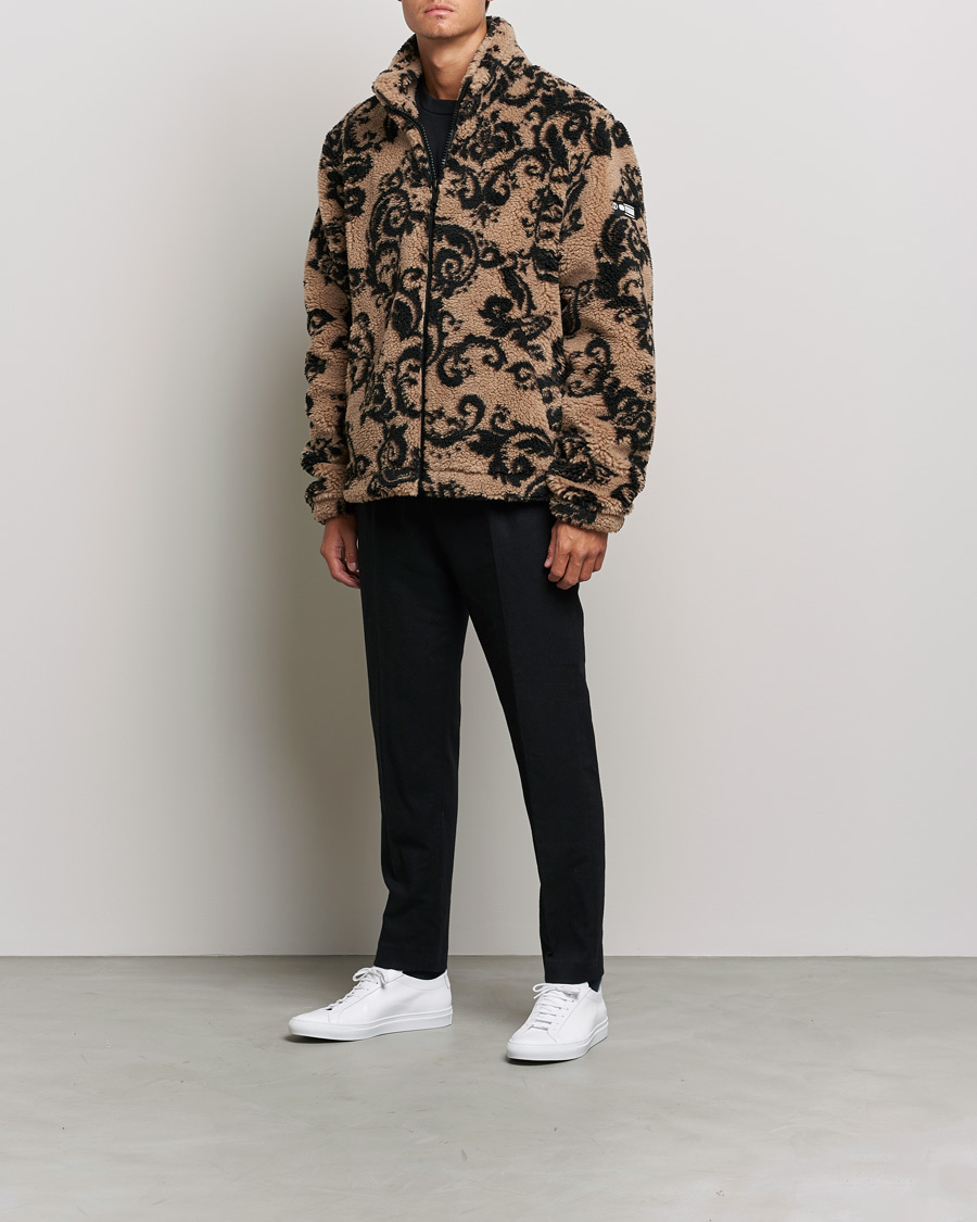 Uomini | Giacche | Versace Jeans Couture | Teddy Jacquard Jacket Tortora