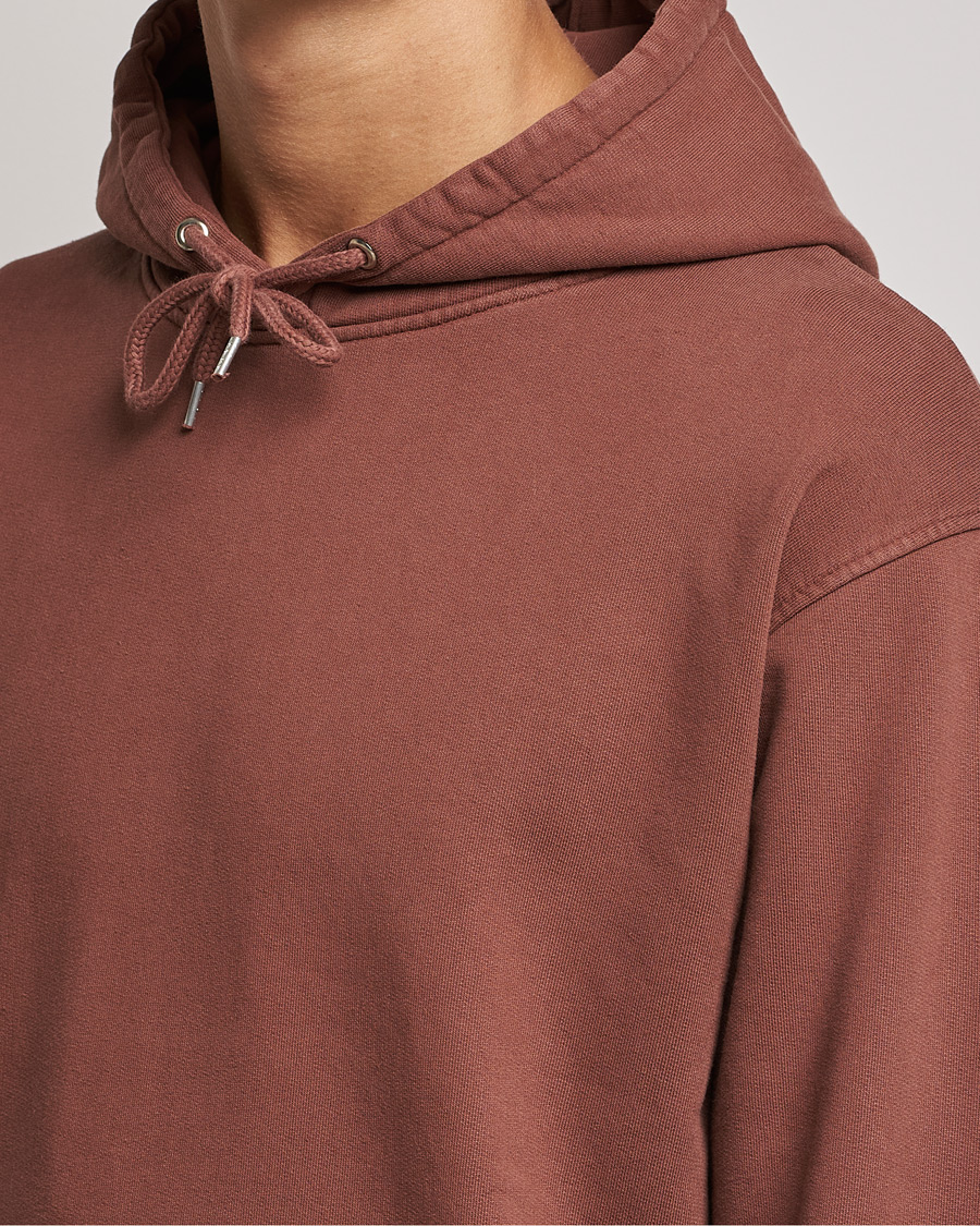 Uomini | Maglieria | Colorful Standard | Classic Organic Hood Cinnamon Brown