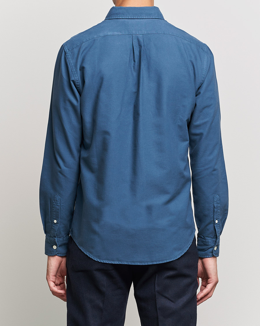 Uomini | Camicie | Colorful Standard | Classic Organic Oxford Button Down Shirt Petrol Blue