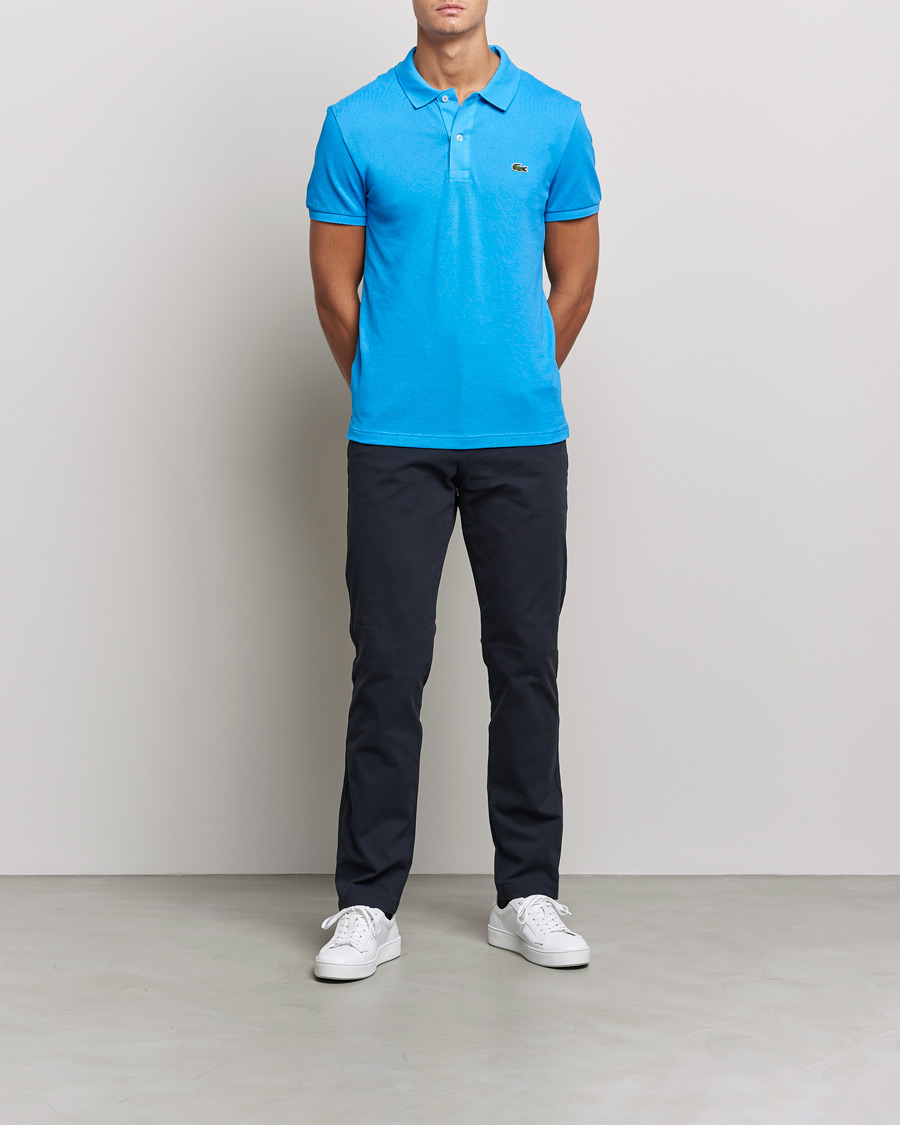 Uomini | Polo | Lacoste | Slim Fit Polo Piké Argentine Blue