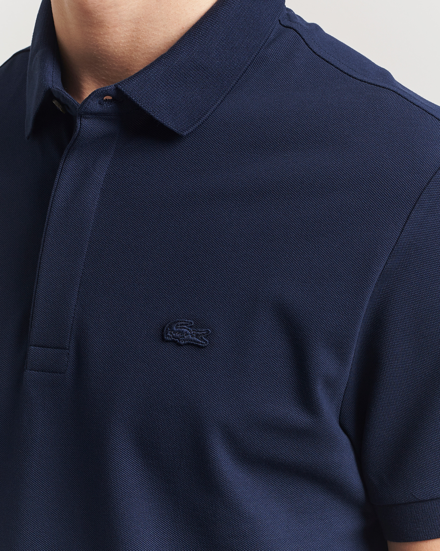 Uomini | Polo | Lacoste | Paris Polo Piké Navy Blue