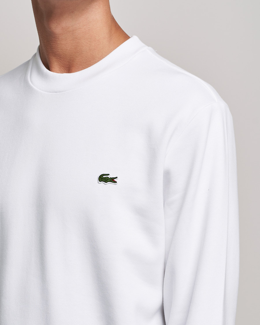 Uomini | Maglieria | Lacoste | Crew Neck Sweatshirt White
