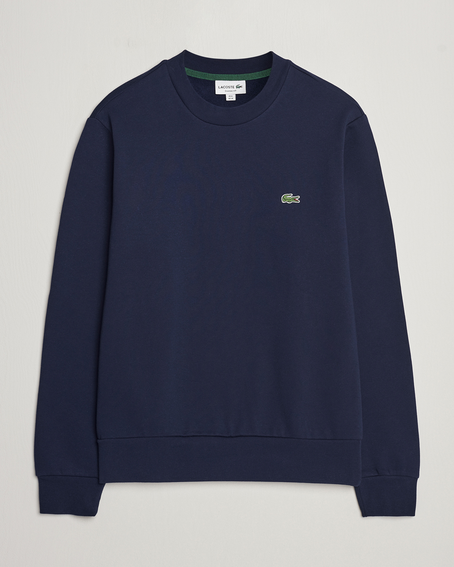 Uomini | Maglieria | Lacoste | Crew Neck Sweatshirt Navy Blue