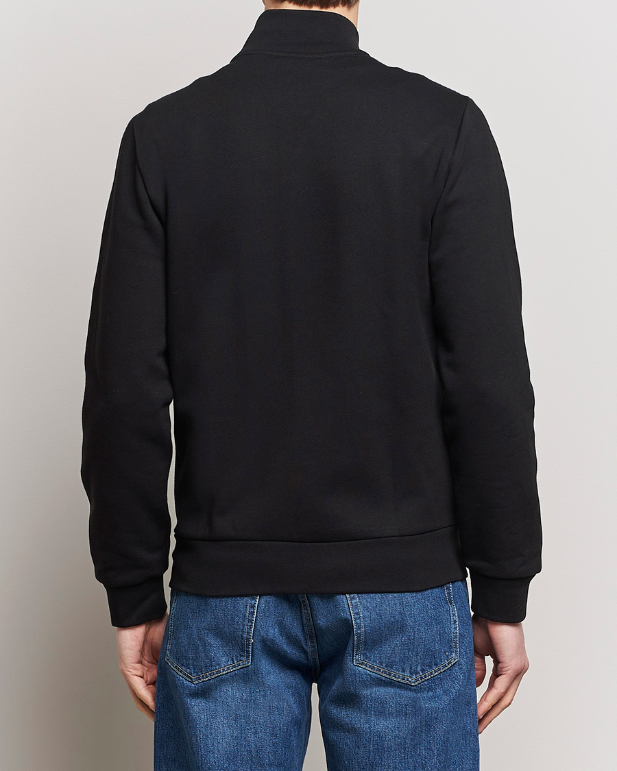 Uomini | Maglieria | Lacoste | Full Zip Sweater Black