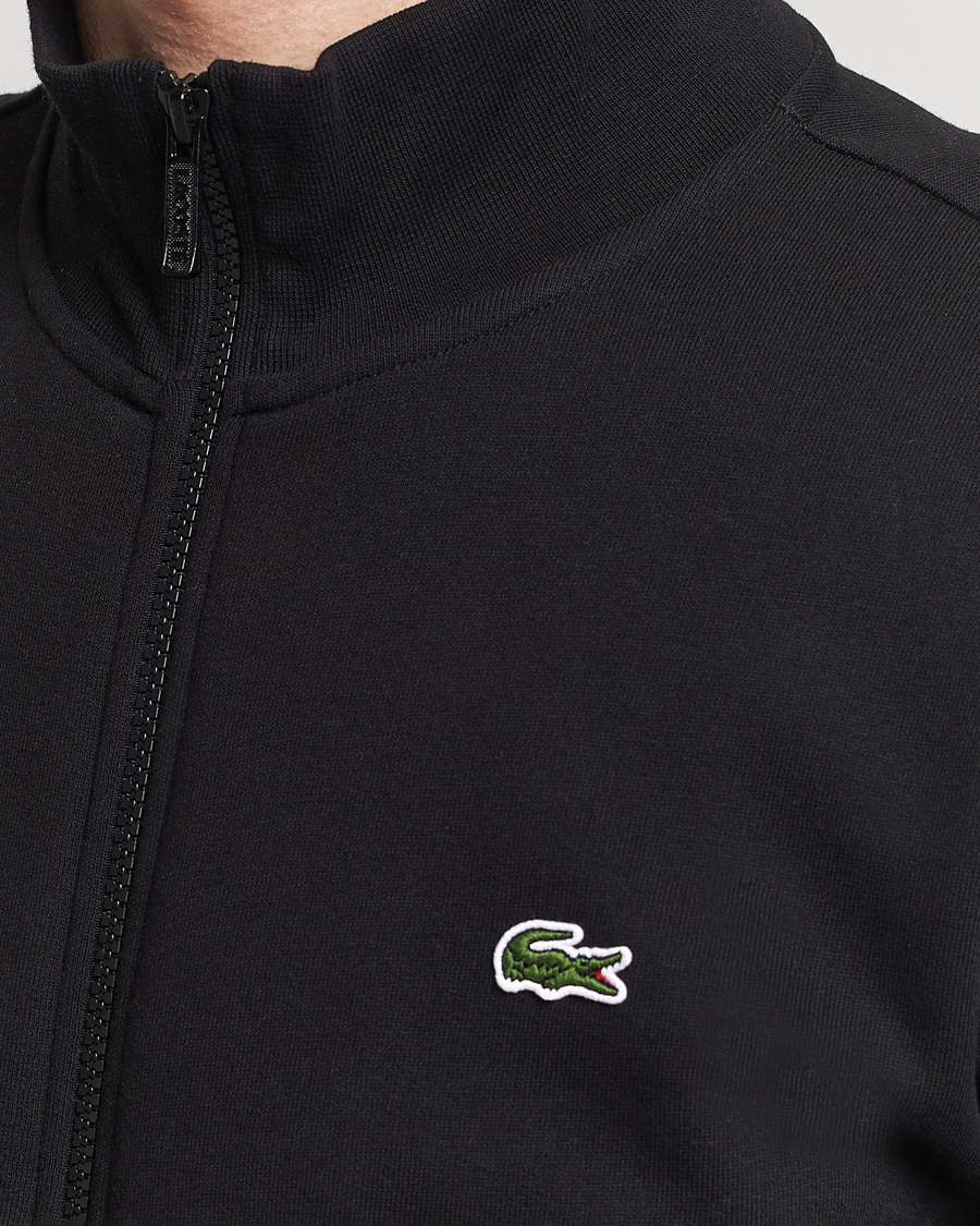 Uomini | Maglieria | Lacoste | Full Zip Sweater Black