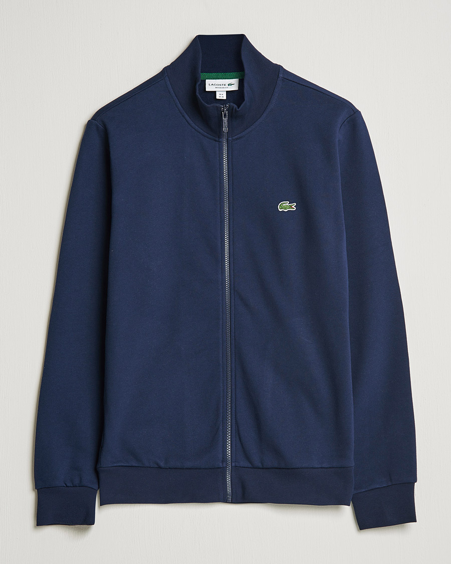 Uomini | Maglieria | Lacoste | Full Zip Sweater Navy