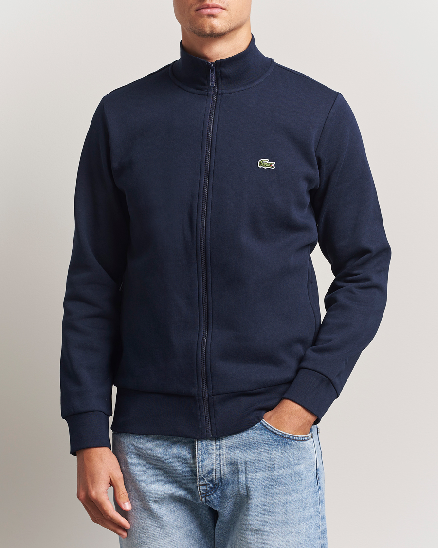 Uomini | Maglieria | Lacoste | Full Zip Sweater Navy