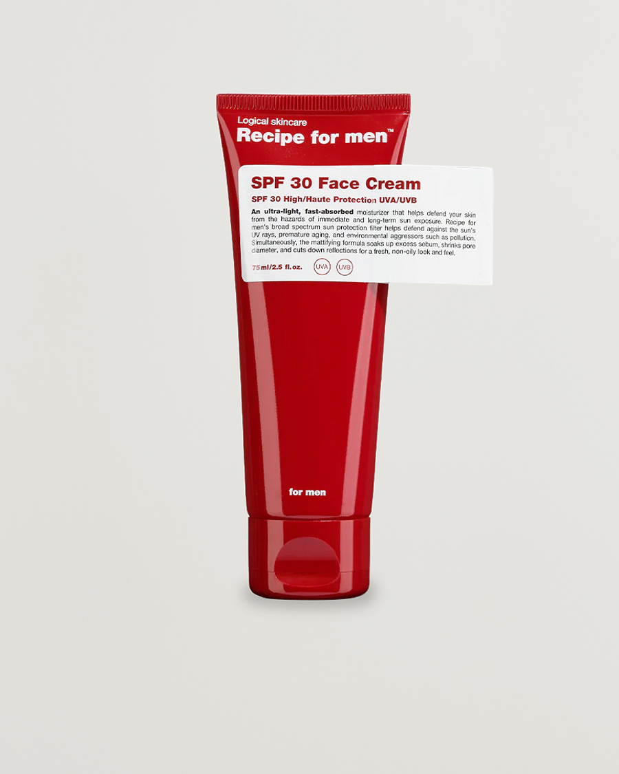 Uomini | Cura della pelle | Recipe for men | SPF 30 Face Cream 75ml