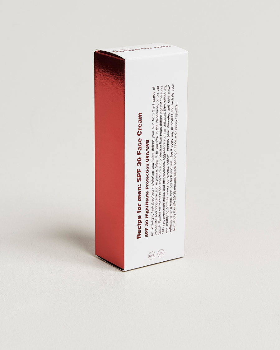 Uomini | Cura della pelle | Recipe for men | SPF 30 Face Cream 75ml