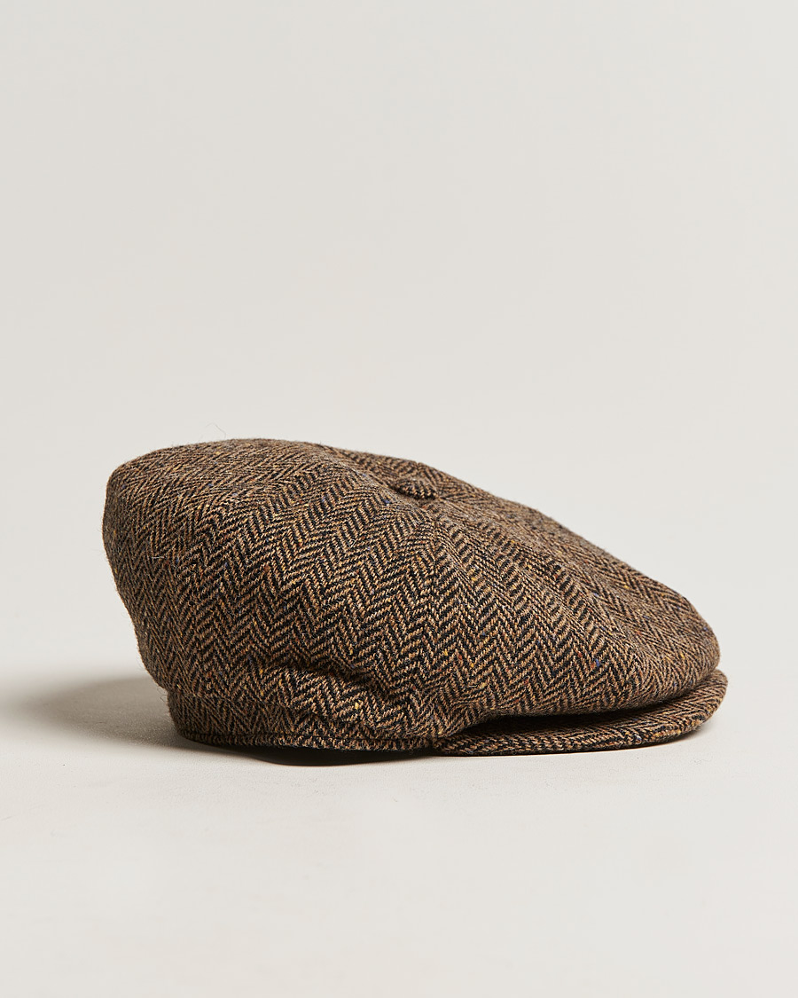 Uomini | Lock & Co Hatters Tremelo Wool Cap Black Beige | Lock & Co Hatters | Tremelo Wool Cap Black Beige