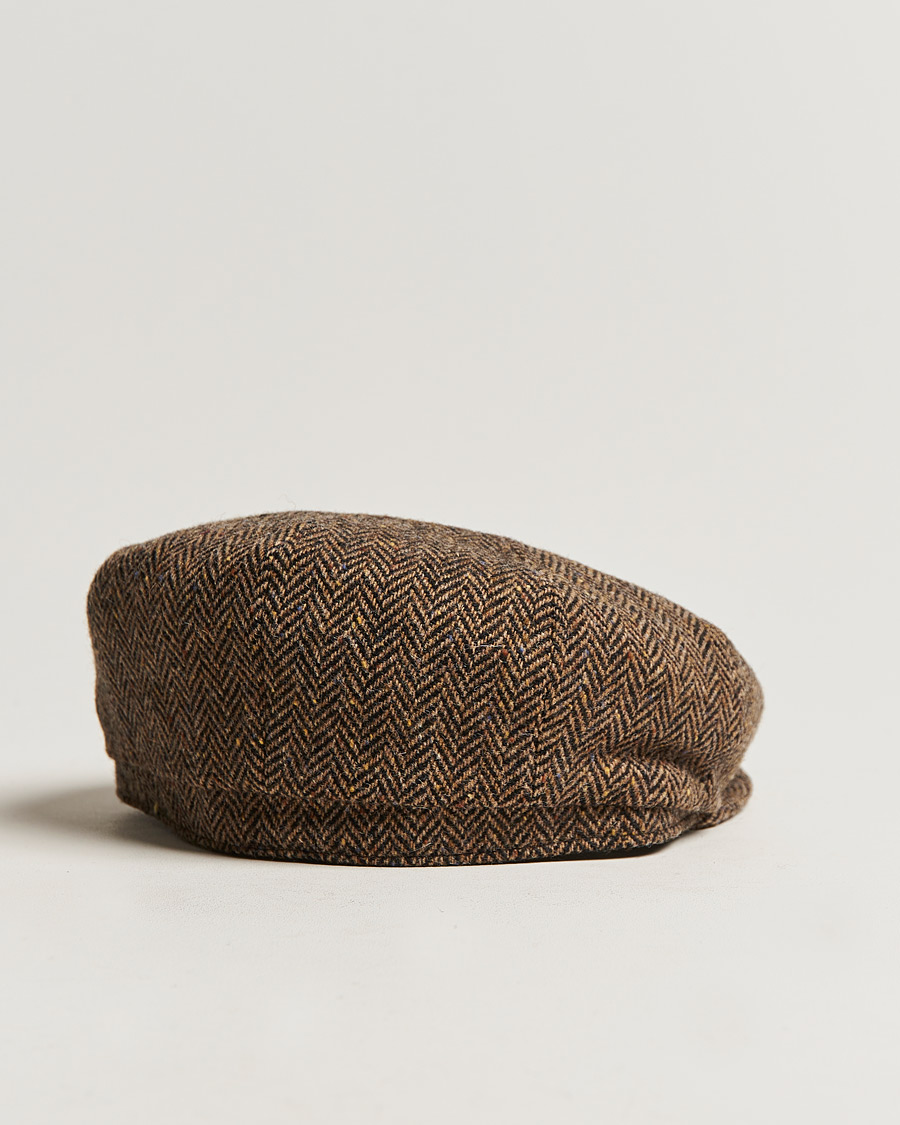 Uomini | Lock & Co Hatters Tremelo Wool Cap Black Beige | Lock & Co Hatters | Tremelo Wool Cap Black Beige