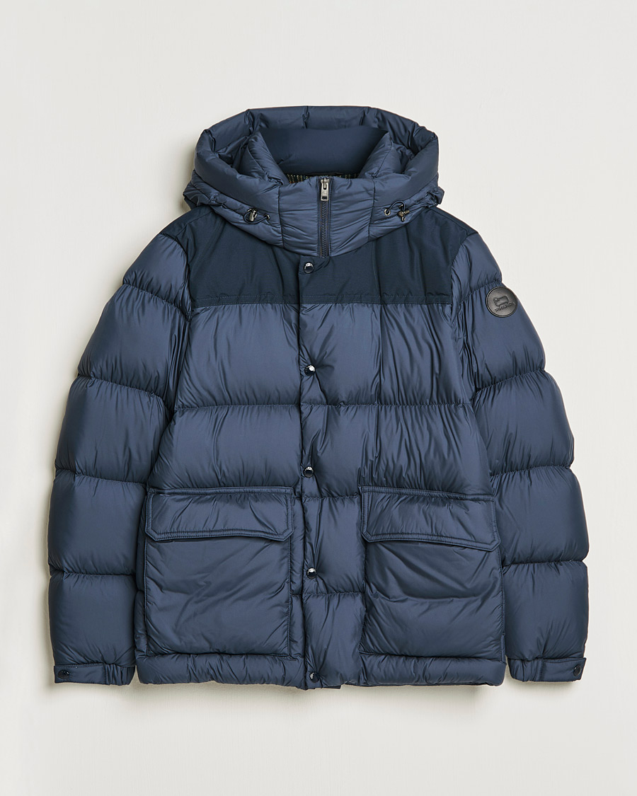 Uomini | Giacche | Woolrich | Microfiber Sierra Padded Jacket Melton Blue
