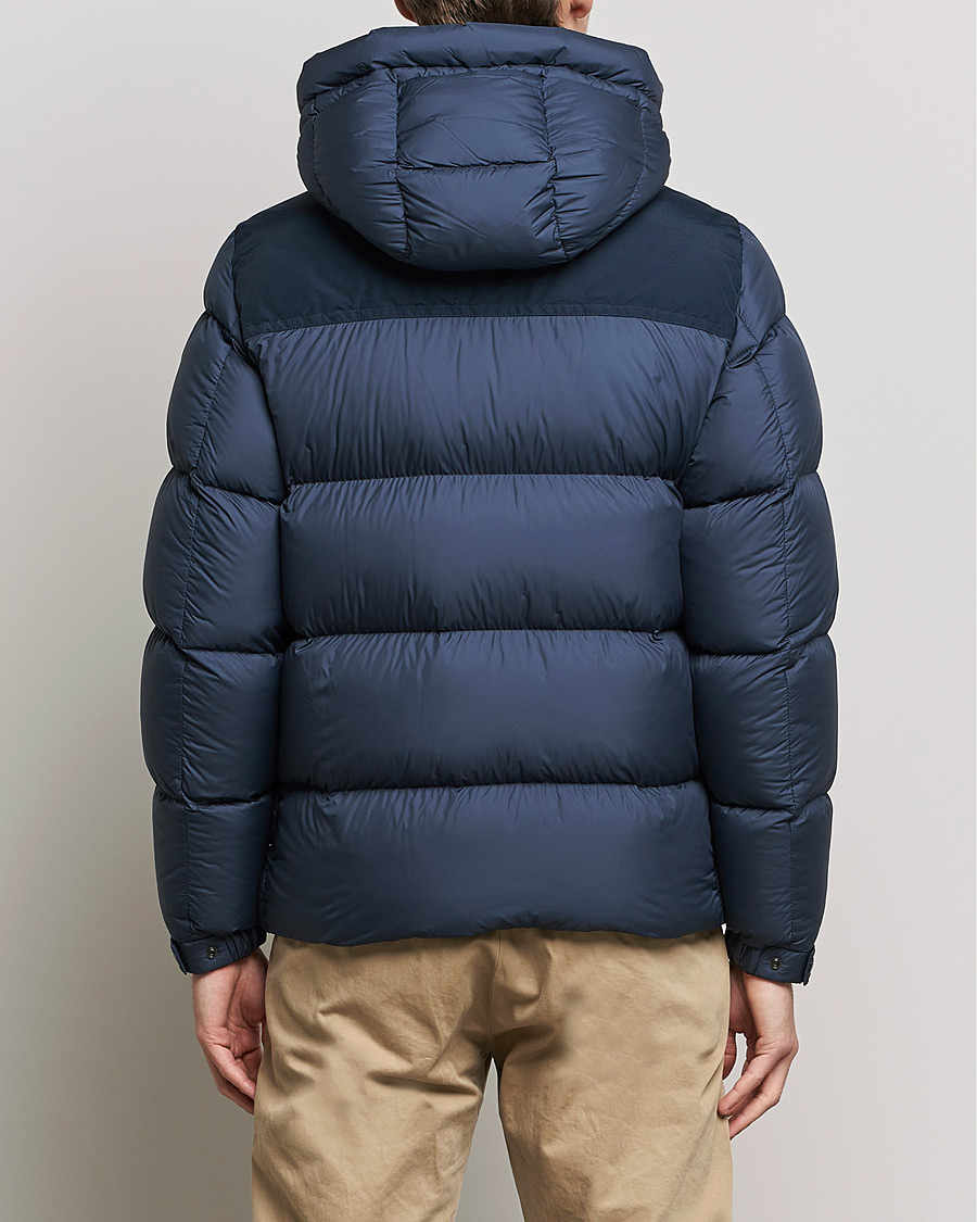 Uomini | Giacche | Woolrich | Microfiber Sierra Padded Jacket Melton Blue