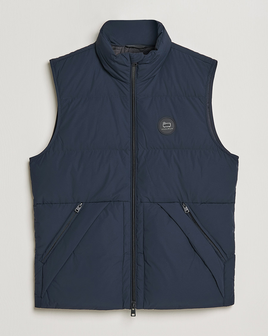 Uomini | Giacche | Woolrich | Sierra Supreme Vest Melton Blue