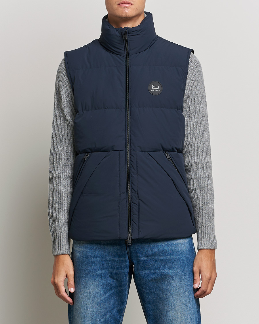 Uomini | Giacche | Woolrich | Sierra Supreme Vest Melton Blue