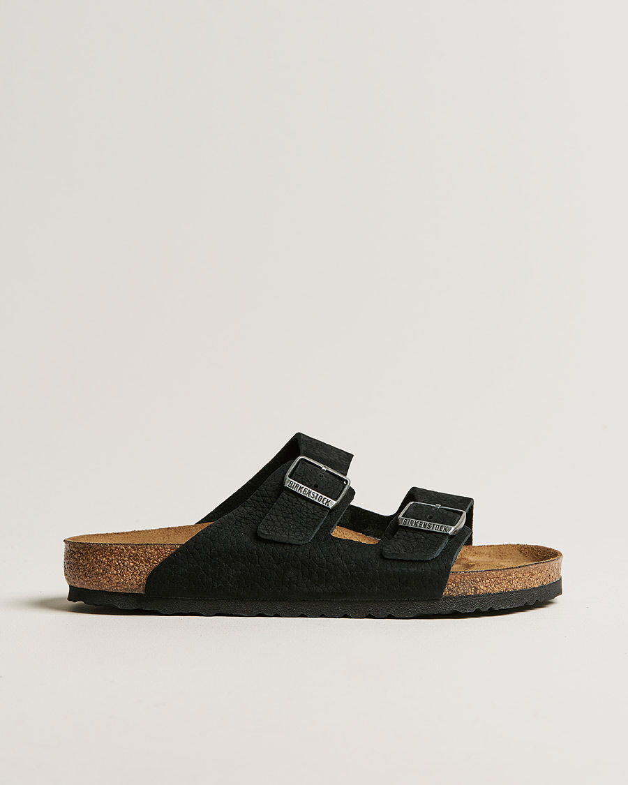 Uomini | Sandali & Diapositive | BIRKENSTOCK | Arizona Classic Footbed Desert Black Nubuck