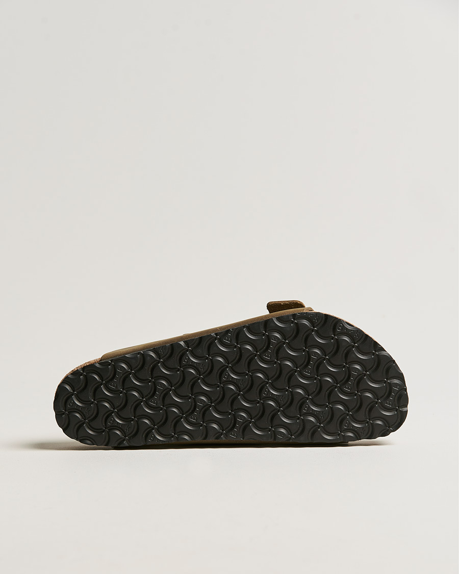 Uomini | Sandali & Diapositive | BIRKENSTOCK | Arizona Soft Footbed Faded Khaki Oiled Leather