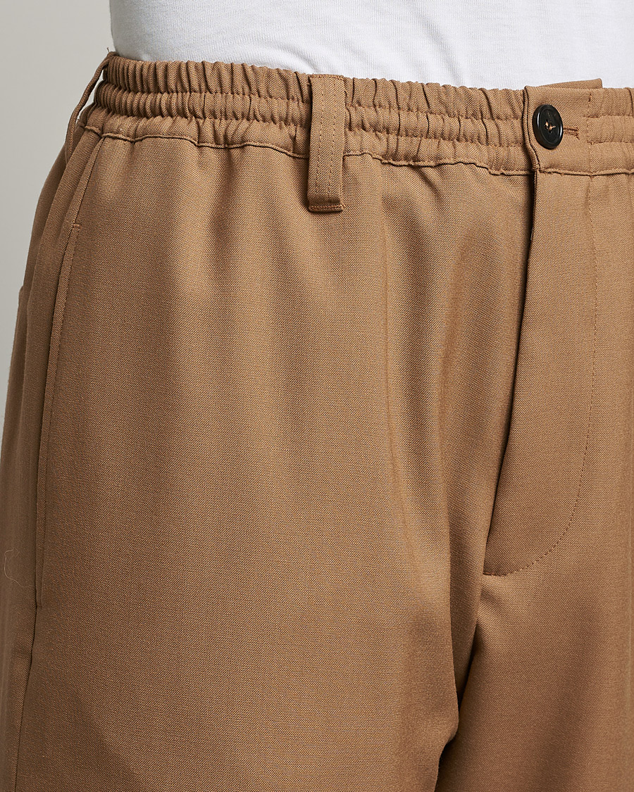 Uomini | Pantaloni | Marni | Tropical Wool Trousers Beige