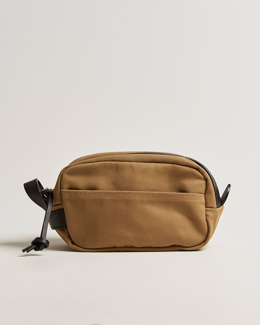 Uomini | Borse | Filson | Rugged Twill Travel Kit Tan