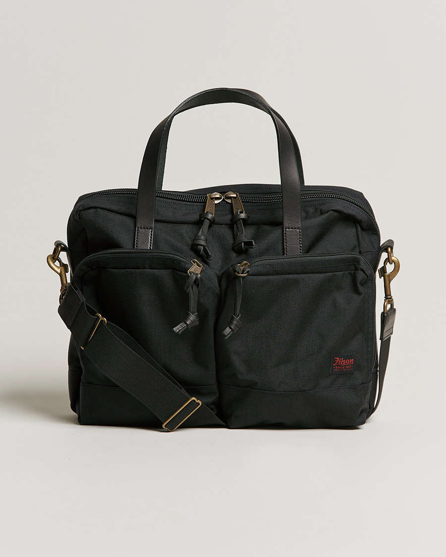 Uomini | Filson Dryden Cordura Nylon Briefcase Dark Navy | Filson | Dryden Cordura Nylon Briefcase Dark Navy