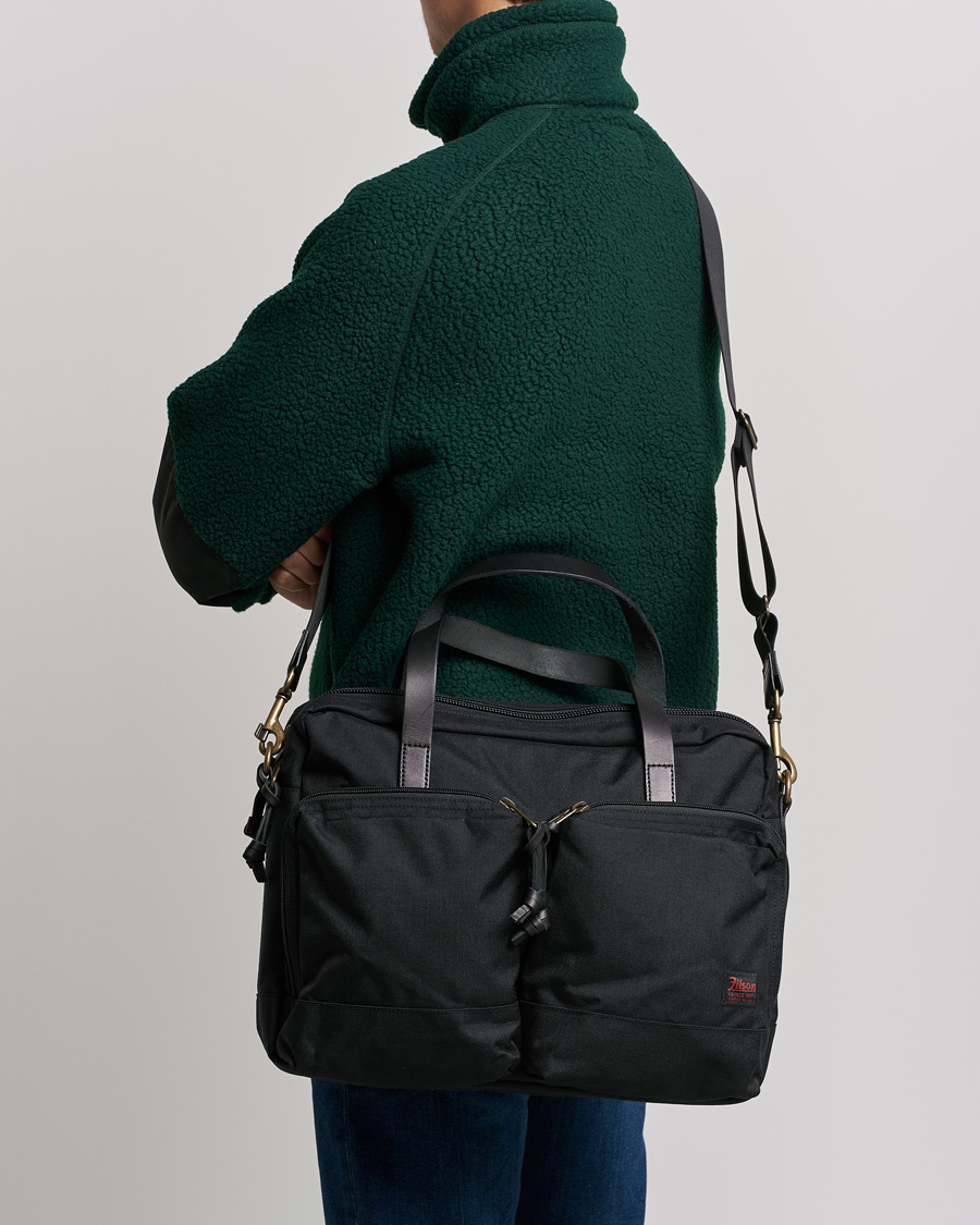 Uomini | Filson Dryden Cordura Nylon Briefcase Dark Navy | Filson | Dryden Cordura Nylon Briefcase Dark Navy